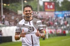 3. Liga; Energie Cottbus - FC Ingolstadt 04; Spiel ist aus, Ingolstadt gewinnt 1:4, letztes Spiel für den FCI Pascal Testroet (37, FCI)