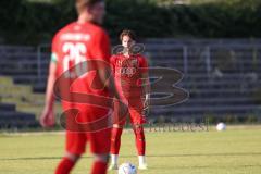 Bayernliga Nord - Saison 2023/2024 - FC Ingolstadt 04 - SSV Jahn Regensburg - Konjuhu Valdrin (Nr.10 - FCI U21) beim Freistoß - Foto: Meyer Jürgen