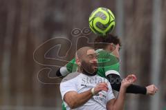 AUDI - Schanzer Amateurcup - Finale -  2026  - SV Hundszell - SV Denkendorf - Marius Heß grün Denkendorf - Marcel Nicht weiss Hundszell - Foto: Meyer Jürgen