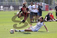 2. Bundesliga Frauen - Saison 2024/25 - FC Ingolstadt 04 Frauen - SCR Altach - Magdalena Schwarz (Nr.23 - FCI Frauen) - Albrecht Selina weiss Altach - Foto: Meyer Jürgen