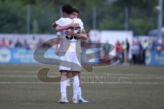 Toto - Pokal - Saison 2024/25 - DJK Hein - FC Ingolstadt 04 -  - Der 0:4 Treffer durch Valentin Hoti (Nr.36 - FCI) - jubel - Davide Sekulovic (Nr.33 - FCI) - Foto: Meyer Jürgen