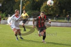 2. Bundesliga Frauen - Saison 2025/26 - FC Ingolstadt 04 Frauen - Eintracht Frankfurt II - Annika Kömm (Nr.25 - FC Ingolstadt Frauen I)Schwoerer Carlotta weiss Frankfurt - XXXXX - Foto: Meyer Jürgen