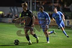 Landesliga - Saison 2026/27 - SV Manching - VFB Durach - Mark Nosdrin blau Durach  - Luca Bienert (Nr.16 - SV Manching) - Foto: Meyer Jürgen