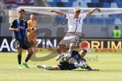 3. Liga; 1. FC Saarbrücken - FC Ingolstadt 04 - Zweikampf Kampf um den Ball Max Plath (14 FCI) Naifi Amine (25 FCS)