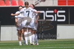 2. Bundesliga Frauen - Saison 2024/25 - FC Ingolstadt 04 Frauen - SV Weinberg -  Der 1:0 Führungstreffer durch - Pija Reininger (Nr.21 - FCI Frauen) jubel  - XXXXX - Foto: Meyer Jürgen
