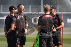 3. Liga - Saison 2026/27 - 1. Trainingseinheit mit Achim Beierlorzer - Cheftrainer Achim Beierlorzer (FCI) - Co-Trainer Nico Antonic (FCI) - Co-Trainer Markus Feldhoff (FCI) - XXXXX - Foto: Meyer Jürgen