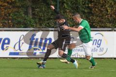 Bezirksliga - Saison 2024/25 - FC Gerolfing - TSV Gaimersheim - Stefan Hoffmann (Nr.8 - FC Gerolfing) - Denis Janjic (Nr.31 - TSV Gaimersheim) - Foto: Meyer Jürgen