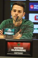 3. Liga; FC Ingolstadt 04 - 1. FC Schweinfurt 05; Pressekonferenz Interview Cheftrainer Victor Kleinhenz (S05)