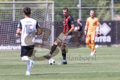 Testspiel; 3. Liga; FC Ingolstadt 04 - SSV Ulm; Mladen Cvjetinovic (19, FCI) Torwart Marius Funk (1, FCI) Keller Aaron (16 ULM)