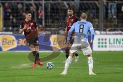 3. Liga; TSV 1860 München - FC Ingolstadt 04; Mladen Cvjetinovic (19, FCI) Starke Manfred (8 TSV) Lukas Fröde (34, FCI)