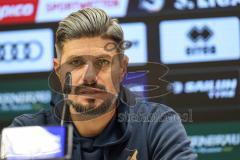 3. Liga; FC Ingolstadt 04 - TSG Hoffenheim II; Pressekonferenz Interview Cheftrainer Stefan Kleineheismann (TSG)