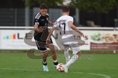 Kreisklasse - Saison 2024/25- TSV Gaimersheim II - Türkisch SV Ingolstadt-  - Enis Kuqanaj schwarz Türk SV - Manuel Bittlmayer weiss Gaimersheim - Foto: Meyer Jürgen