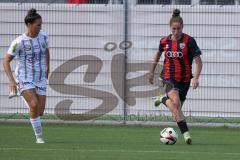 2. Bundesliga Frauen - Saison 2024/25 - FC Ingolstadt 04 Frauen - SCR Altach - Emma Kusch (Nr.9 - FCI Frauen) - Horvat Calo Sabrina weiss Altach - Foto: Meyer Jürgen