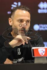 3. Liga; FC Ingolstadt 04 - SC Verl; Interview Pressekonferenz Cheftrainer Alexander Ende (SCV)