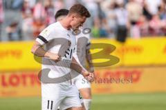 Toto-Pokal Finale; Würzburger Kickers - FC Ingolstadt 04; Tor Jubel Treffer Sebastian Grönning (11, FCI) Ausgleich 1:1