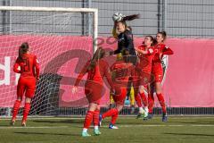 2. Frauen-Bundesliga - Saison 2021/2022 - FC Ingolstadt 04 - Eintracht Frankfurt II - Fritz Anna-Lena (#19 FCI) - Janser Malin schwarz Frankfurt - Foto: Meyer Jürgen