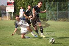 Kreisklasse - Saison 2026/27 - TSV Etting - SV Sandersdorf - Stefan Kuttenberger schwarz Sandersdorf  - Jonas Knon weiss Etting - Foto: Meyer Jürgen