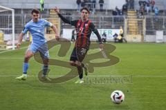 3. Liga; TSV 1860 München - FC Ingolstadt 04; Zweikampf Kampf um den Ball Deniz Zeitler (38, FCI) Dulic Sean (25 TSV)