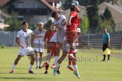 Bayernliga Nord - Saison 2024/25 - FC Ingolstadt 04 II - ASV Neumarkt - Kurt Pestel (Nr.19 - FCI U21) - Adelabu Morris rot Neumarkt - Foto: Meyer Jürgen