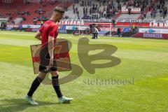 2.BL; FC Ingolstadt 04 - FC Hansa Rostock; Stefan Kutschke (30, FCI) verlässt den Verein