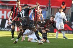 3. Liga - Saison 2024/25 - FC Ingolstadt 04 - 1. FC Saarbrücken - Benjamin Kanuric (Nr.8 - FCI) - XXXXX - Foto: Meyer Jürgen