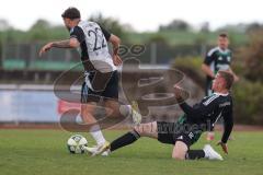 Bezirksliga - Saison 2025/26- TSV Gaimersheim - TSV Ober./Unterh.stadt - Nikola Kamenjasevic grau Ober/. Unterh.stadt - Quendrim Hoti (Nr.4 - TSV Gaimersheim) - Foto: Meyer Jürgen