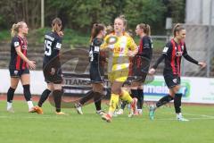 2. Bundesliga Frauen - Saison 2024/25 - FC Ingolstadt 04 Frauen - FC Union Berlin - Die Mannschaft kommt zusammen nach dem 0:2 Führungstreffer - XXXXX - Foto: Meyer Jürgen