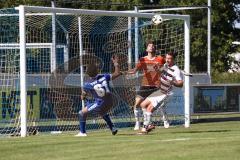 Kreisliga
 - Saison 2024/25- TSV Oberh./Unterhaunstadt - SV Kasing-  - Fardin Cakir blau  - Michael Wegele Torwart Kasing - Foto: Meyer Jürgen