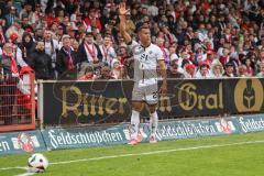 3. Liga; Energie Cottbus - FC Ingolstadt 04; Ecke Marcel Costly (22, FCI)