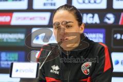 3. Liga; FC Ingolstadt 04 - TSV Havelse; Interview Pressekonferenz Cheftrainerin Sabrina Wittmann (FCI)