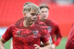 3. Liga; FC Ingolstadt 04 - 1. FC Saarbrücken; vor dem Spiel Max Plath (14 FCI)