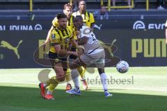 3. Fußball-Liga - Saison 2022/2023 - Borussia Dortmund II - FC Ingolstadt 04 - Moussa Doumbouya (Nr.27 - FCI) - Foto: Meyer Jürgen