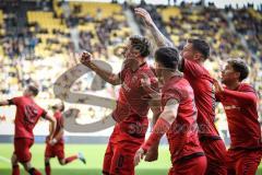 3. Liga; Alemannia Aachen - FC Ingolstadt 04; Tor Jubel Treffer 0:1 Dennis Kaygin (10, FCI), Jonas Scholz (15, FCI) Fredrik Carlsen (8, FCI) Yann Sturm (7, FCI)