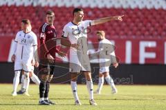 Testspiel; 1. FC Nürnberg - FC Ingolstadt 04 - Lukas Fröde (34, FCI) Anweisung