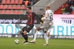 3. Liga; FC Ingolstadt 04 - Erzgebirge Aue; Max Besuschkow (17, FCI) Nkansah Steffen (24 Aue)