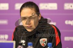 3. Liga; VfL Osnabrück - FC Ingolstadt 04; Pressekonferenz Interview Cheftrainerin Sabrina Wittmann (FCI)