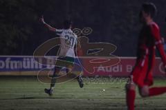 Landesliga - Saison 2025/26 - SV Manching - TSV Hollenbach - Der 2:0 Führungstreffer durch Leon Peric (Nr.20 - SV Manching) - jubel  - Foto: Meyer Jürgen