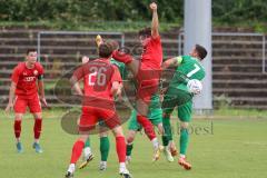 Bayernliga Nord - Saison 2023/2024 - FC Ingolstadt 04 - VFB Eichstätt - Konjuhu Valdrin (Nr.10 - FCI U21) - Schraufstetter Lucas grün #7 Eichstätt - Foto: Meyer Jürgen