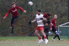 Bezirksliga - Saison 2024/25 - FC Fatih Ingolstadt - SpVgg Kammerberg - Lukas Fladung links rot Kammerberg - Akif Abasikeles (Nr.20 - FC Fatih) - Mario Dipalo rot rechts Kammerberg - Foto: Meyer Jürgen