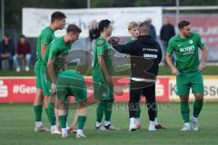 Landesliga - Saison 2024/25 - SV Manching - FSV Pfaffenhofen - Trainer Serkan Demir (SV Manching) vor dem Spiel - XXXXX - Foto: Meyer Jürgen