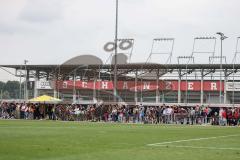 3. Liga; Testspiel; FC Ingolstadt 04 - 1. FC Heidenheim; Zuschauer Trainingsplatz