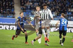 3. Liga - Saison 2026/27 - Waldhof Mannheim - FC Ingolstadt 04 - Jonas Scholz (Nr.15 - FCI) - Nishan Velupillay (Nr.28 - FCI) - Foto: Meyer Jürgen