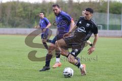 Kreisklasse - Saison 2025/26- TSV Ingolstadt Nord - MTV Ingolstadt - Ersin Ucar schwarz Ing Nord  - Vahdet Demir lila MTV - Foto: Meyer Jürgen