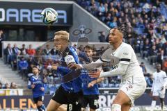 3. Liga; Arminia Bielefeld - FC Ingolstadt 04; Leon Guwara (6, FCI) Schreck Sam (8 AB) Zweikampf Kampf um den Ball