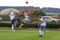 Bezirksliga - Saison 2023/2024 - TSV Gaimersheim - TSV Rohrbach  - Hakan Düzgün (Nr.25 - Gaimersheim) - Daniel Rückert weiss #5 Rohrbach Foto: Meyer Jürgen