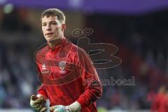 3. Liga; VfL Osnabrück - FC Ingolstadt 04; vor dem Spiel Torwart David Klein (47, FCI)