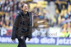 3. Liga; Alemannia Aachen - FC Ingolstadt 04; vor dem Spiel Cheftrainerin Sabrina Wittmann (FCI)
