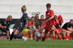 DFB - Pokal Frauen 1. Runde - Saison 2023/2024 - FC Ingolstadt 04 - FC Carl Zeiss Jena - Anna Petz (Nr.16 - FCI Frauen) - Ter Horst Jette blau Jena - Foto: Meyer Jürgen