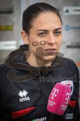 3. Liga; 1. FC Saarbrücken - FC Ingolstadt 04; vor dem Spiel Interview Cheftrainerin Sabrina Wittmann (FCI)