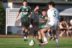 Bezirksliga - Saison 2026/27- TSV Gaimersheim - FC Gerolfing - Gabriel Weiß (Nr.32 - TSV Gaimersheim) - Giulio Conti (Nr.5 - FC Gerolfing) - Foto: Meyer Jürgen